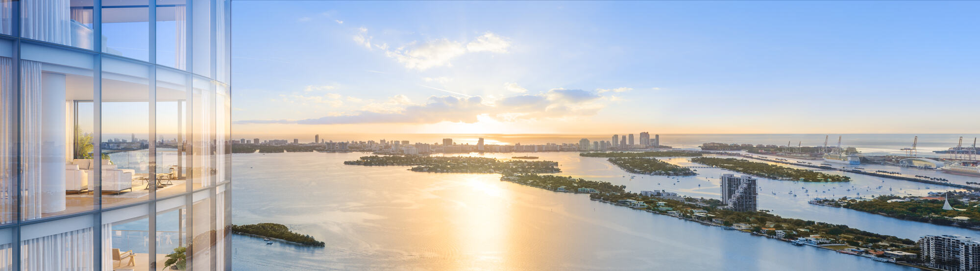 Waterfront elevation of EDITION Residences, Miami Edgewater